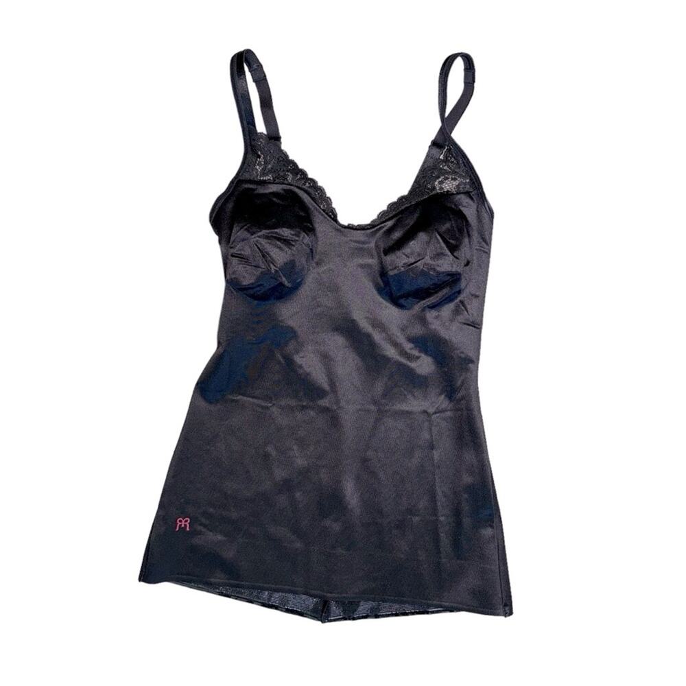 RUBY RIBBON Women's Style 1218 Black Lace Shapewear Cami